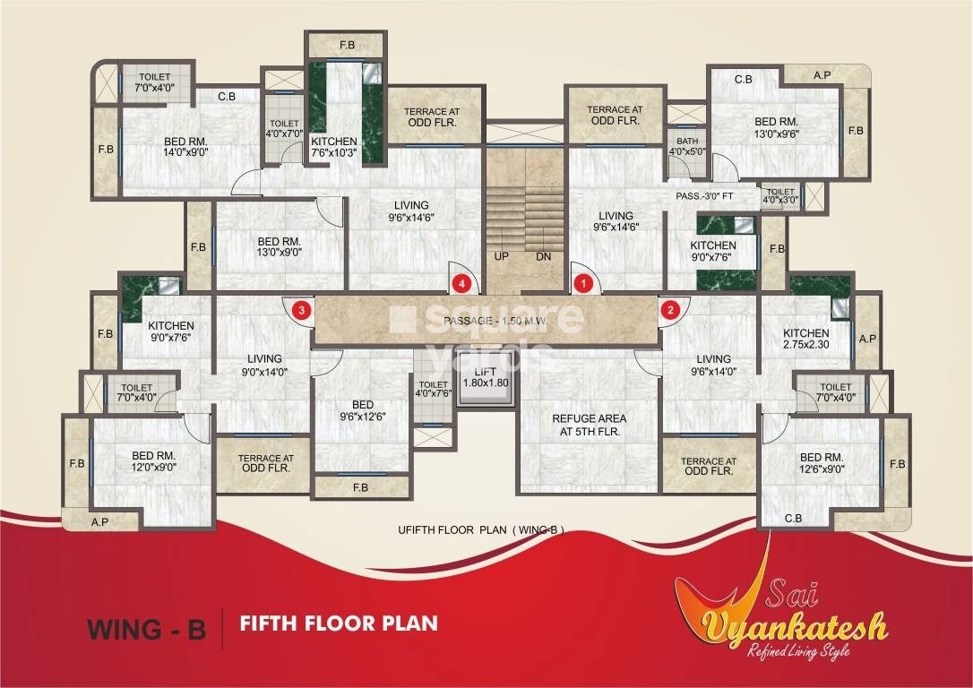 OSSK Sai Vyankatesh Floor Plans