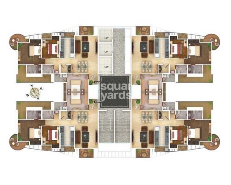 Oswal Bella Vista Floor Plans