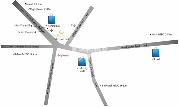 Oswal Bella Vista Location Image