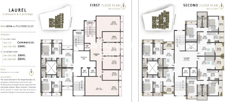 Pacific Laurel Floor Plans