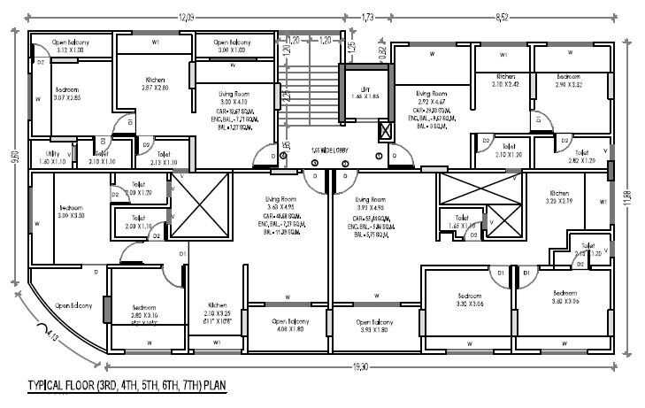 Pacific Riva Floor Plans