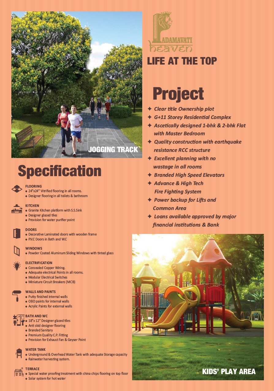 Padamavati Heaven Amenities-Features