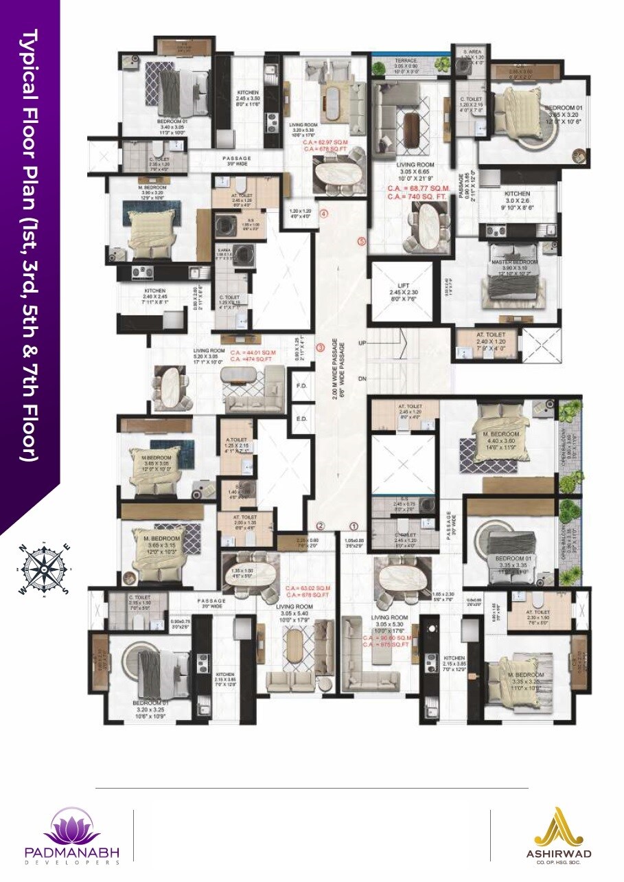 Padmanabh Ashirwad CHS Floor Plans 1