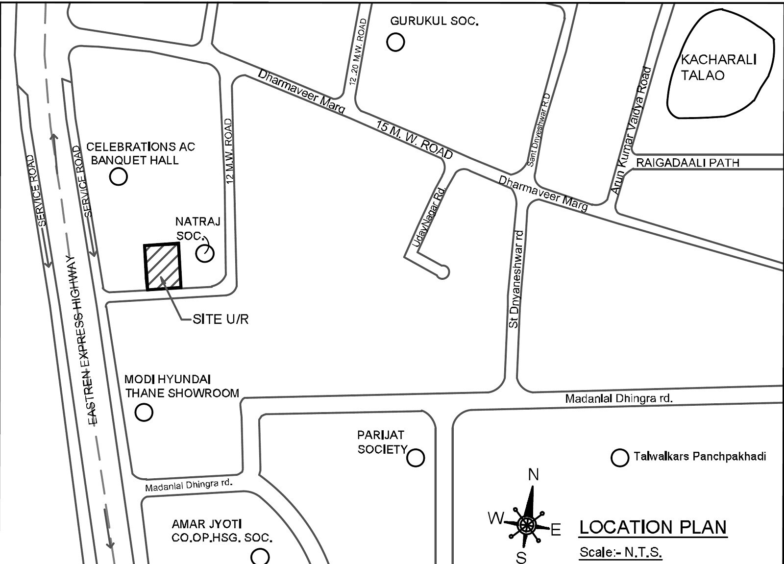 Padmanabh Ashirwad CHS Location Image