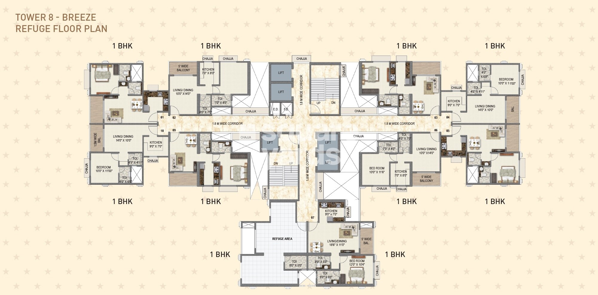 Paradise Sai World Dreams Floor Plans 4
