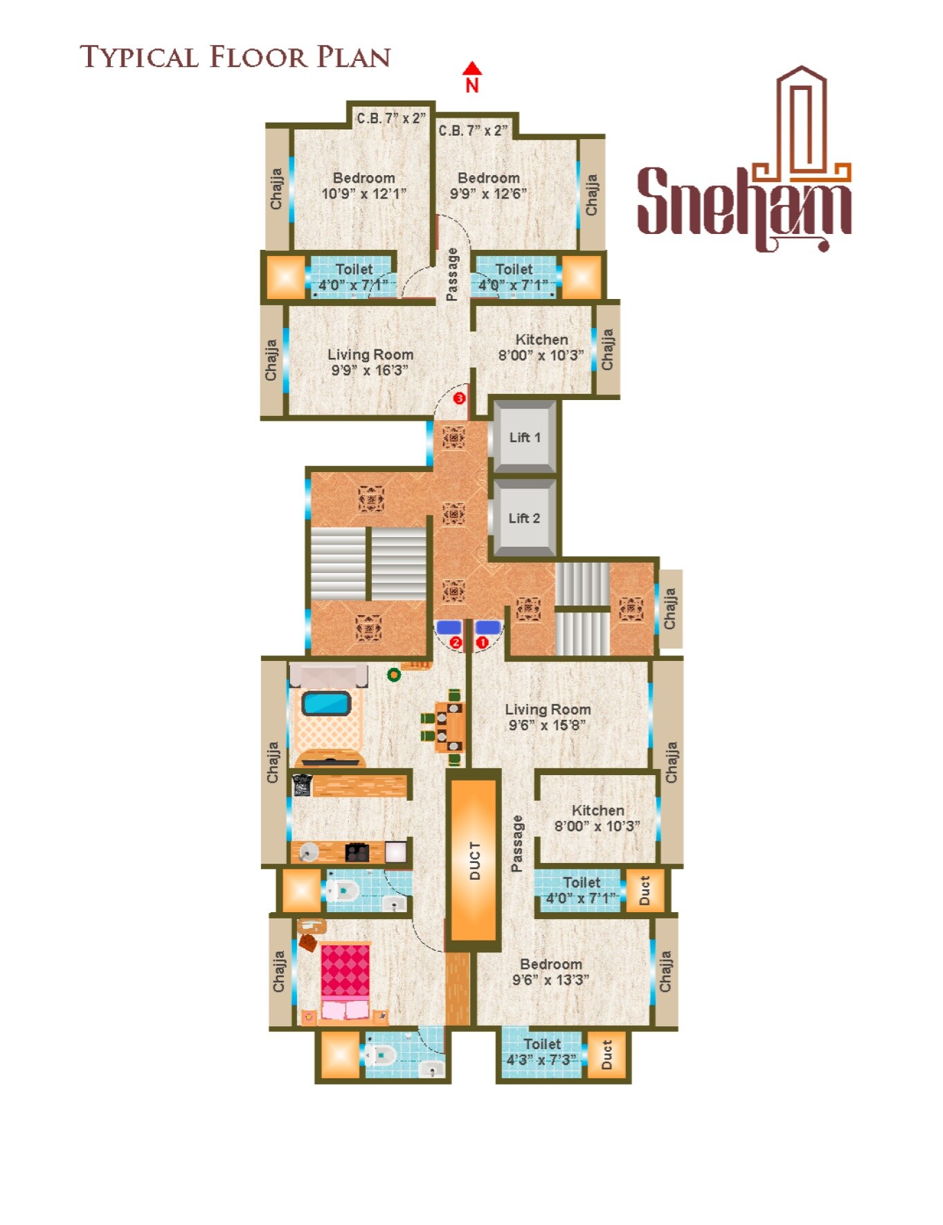 Paridhi Sneham Floor Plans