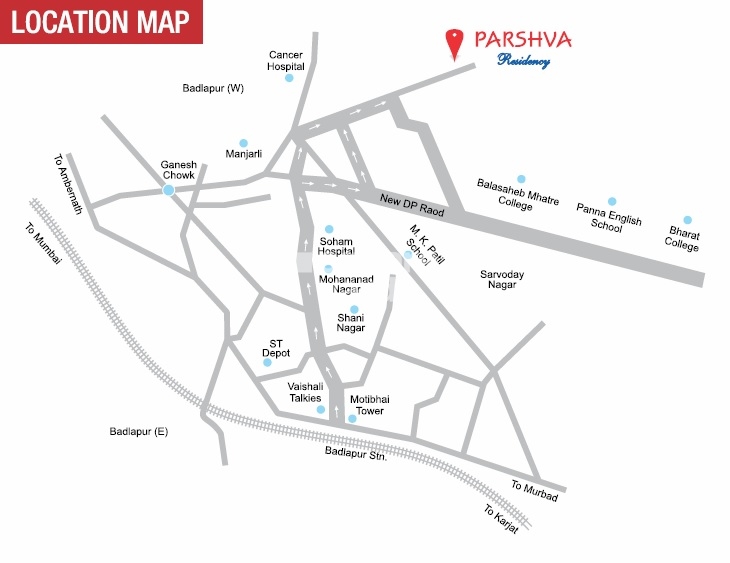 Parshva residency Location Image