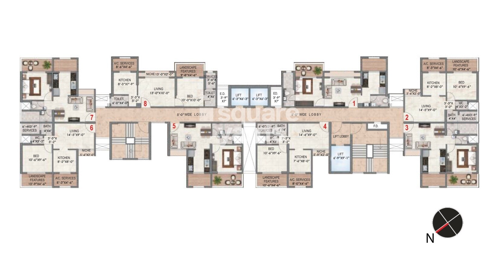 Parth Skyone Floor Plans