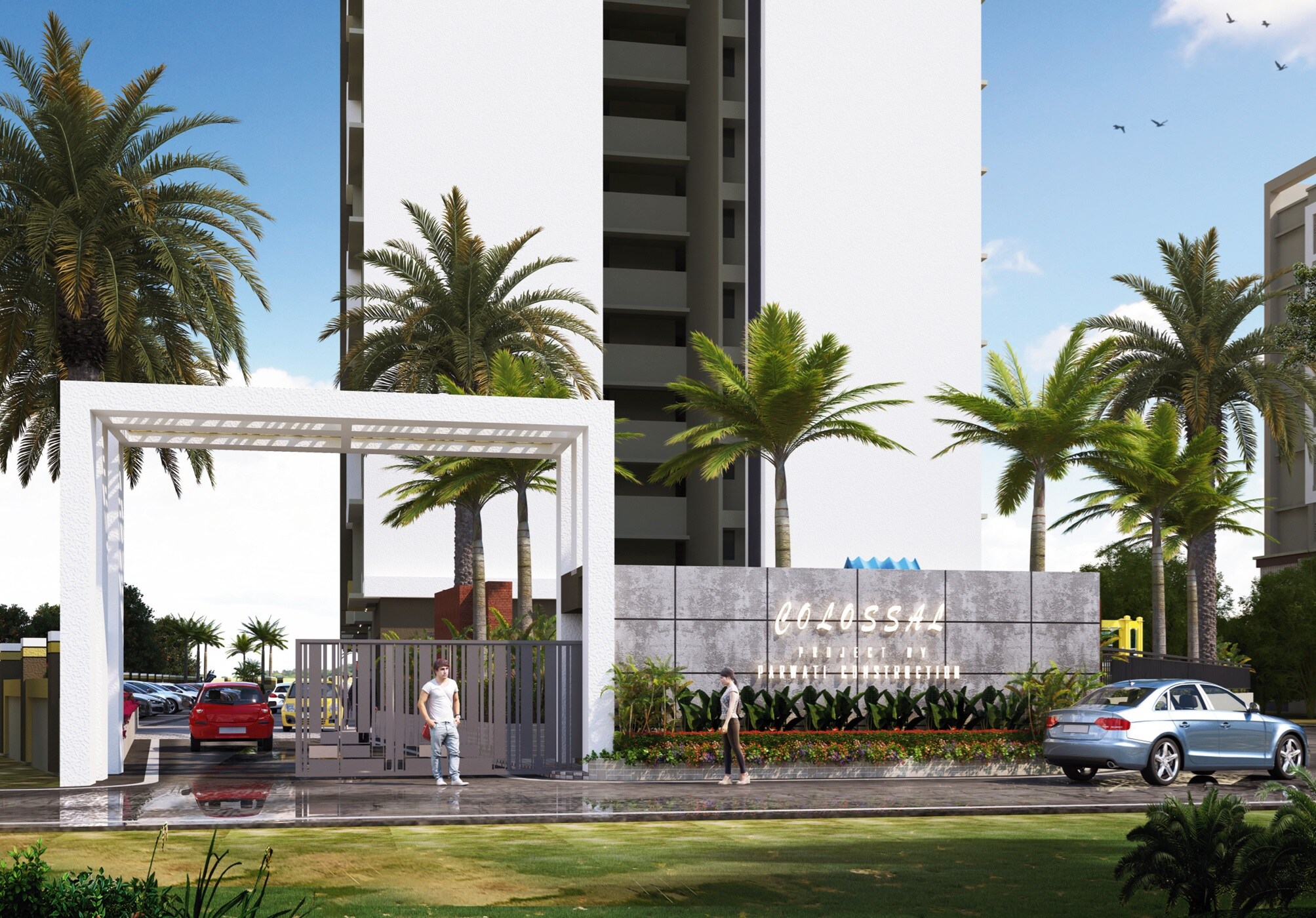 Parwati Colossal Entrance View