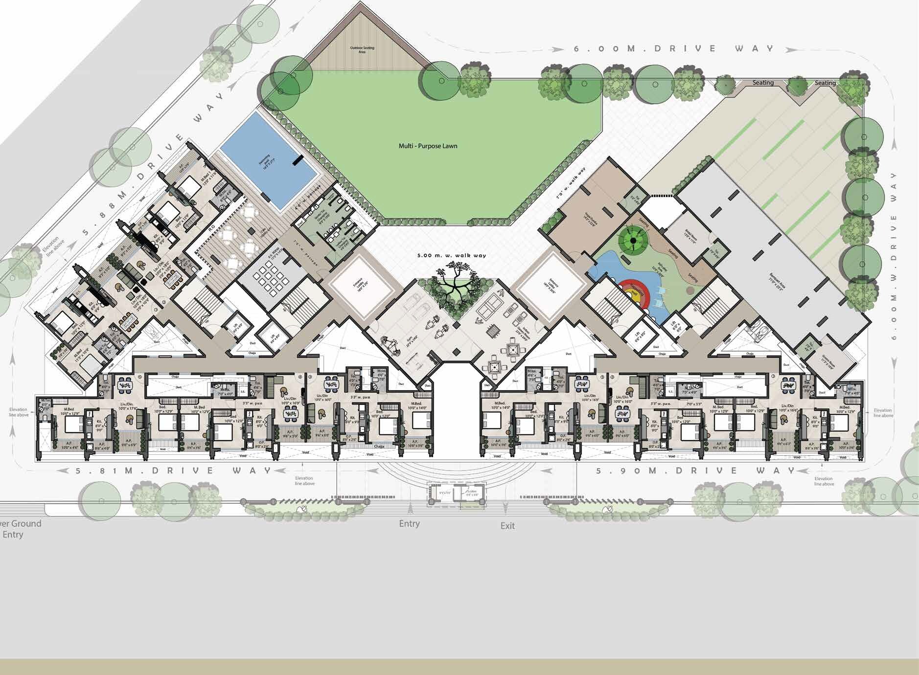 Patel Infinia Floor Plans