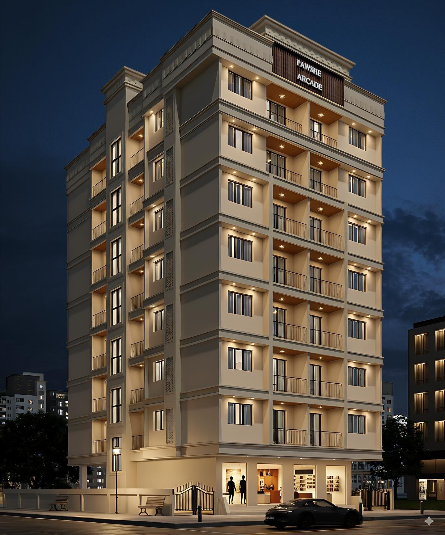 Pawshe Arcade Apartment Exteriors