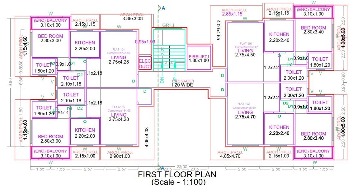 Phoenix Hiral Paradise CHS Floor Plans