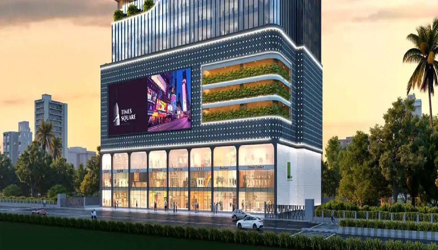 Phoenix Time Square Entrance View