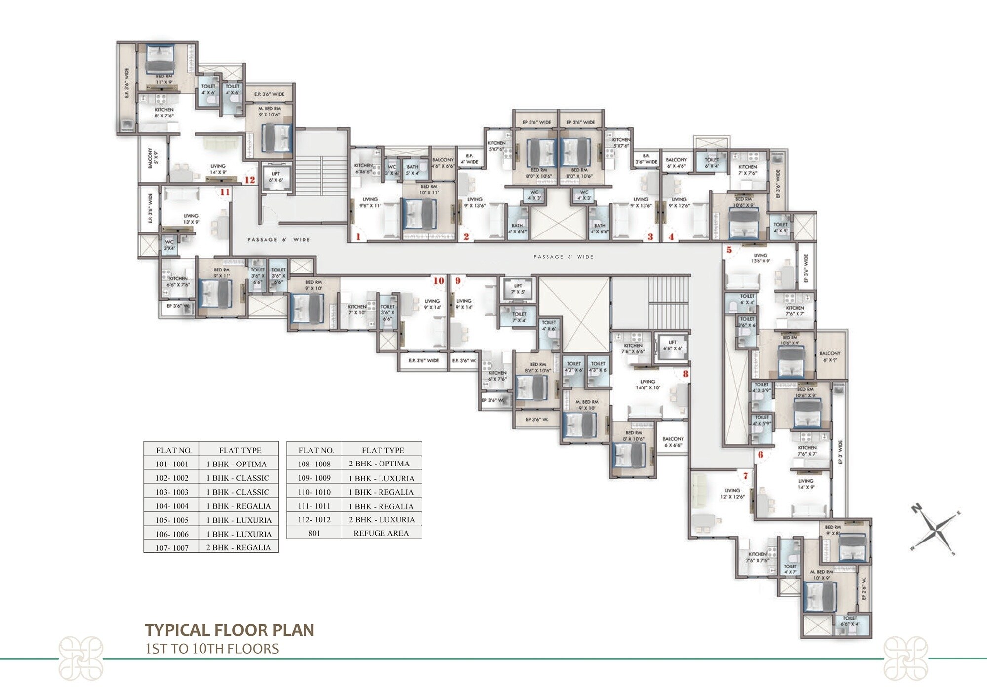 Pinnakle Sai Castle Floor Plans