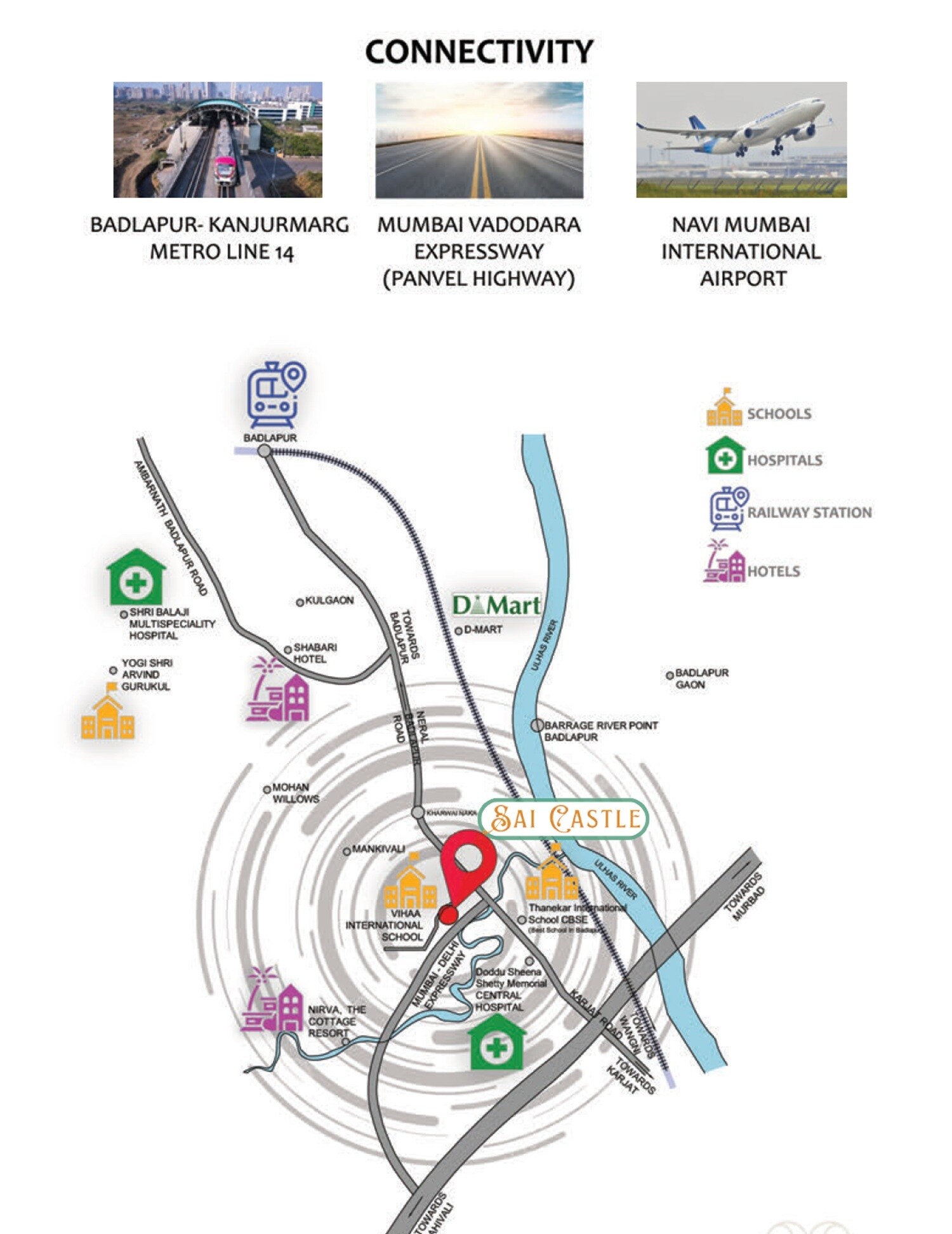 Pinnakle Sai Castle Location Image
