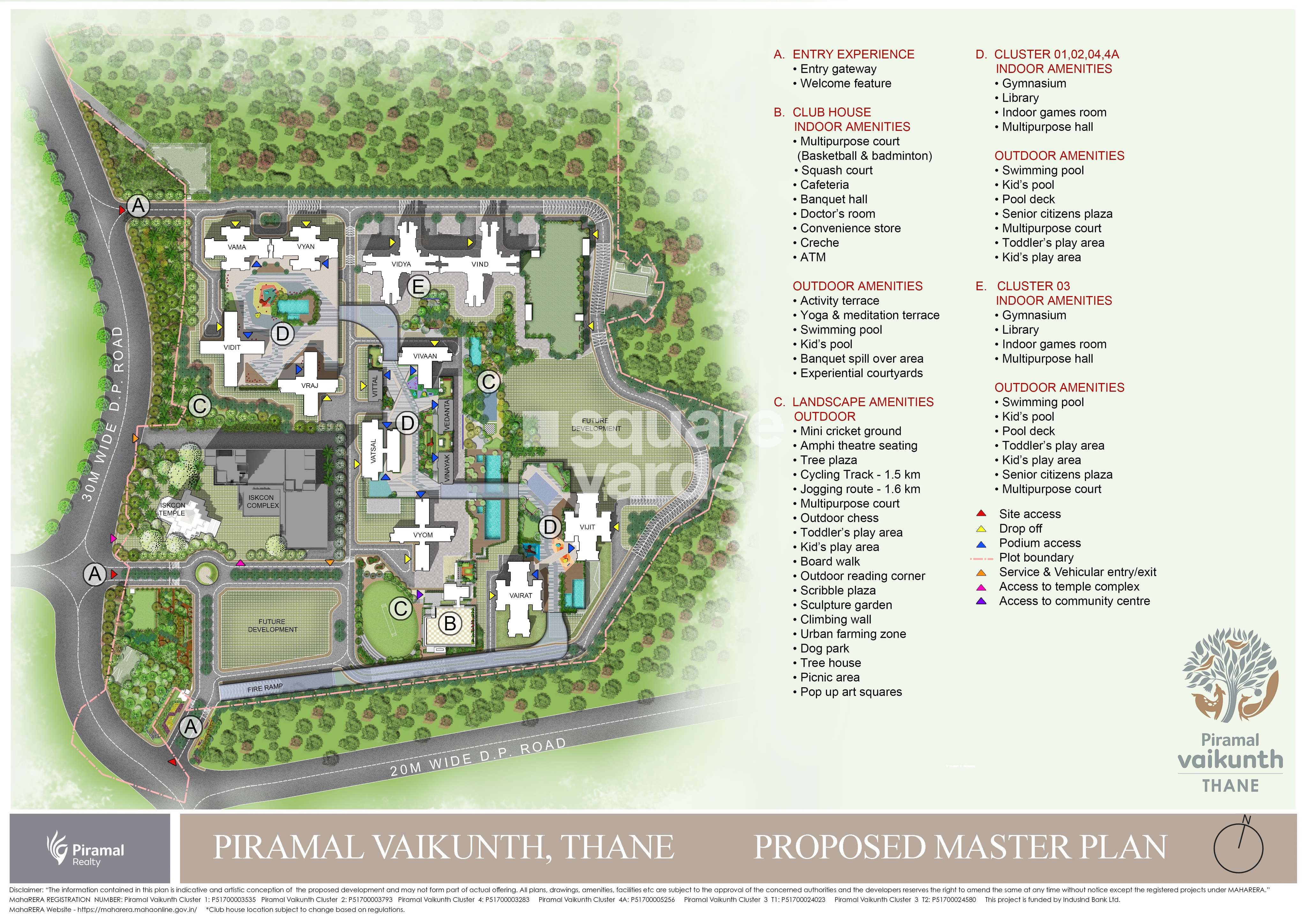 piramal vaikunth a class homes master plan image5