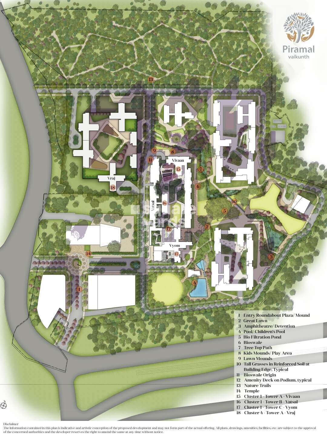 Piramal Vaikunth Cluster 1 Master Plan Image 1