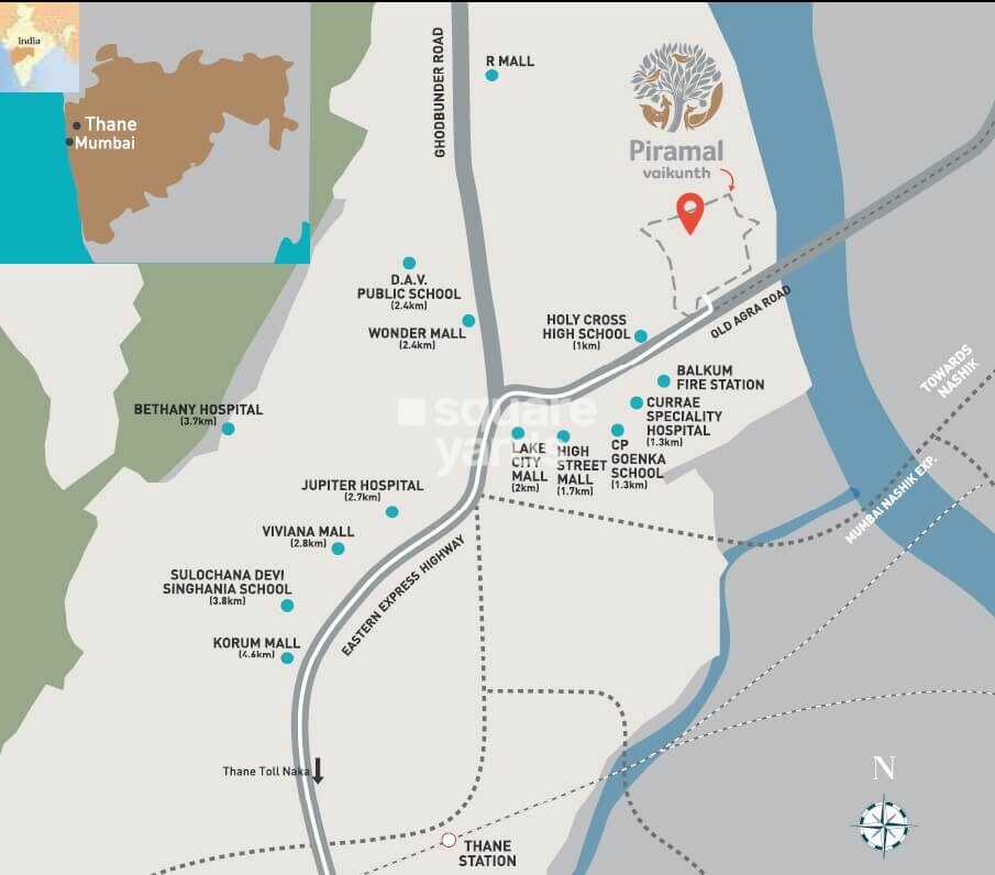 Piramal Vaikunth Location Image