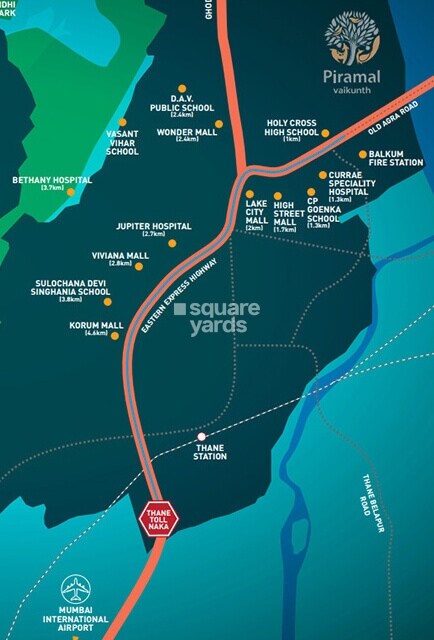 Piramal Vaikunth Phase II Location Image