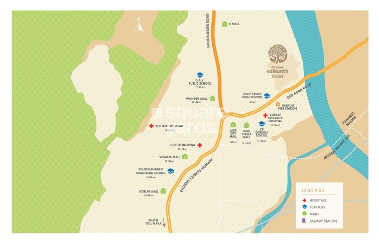 Piramal Vaikunth Vyan Location Image