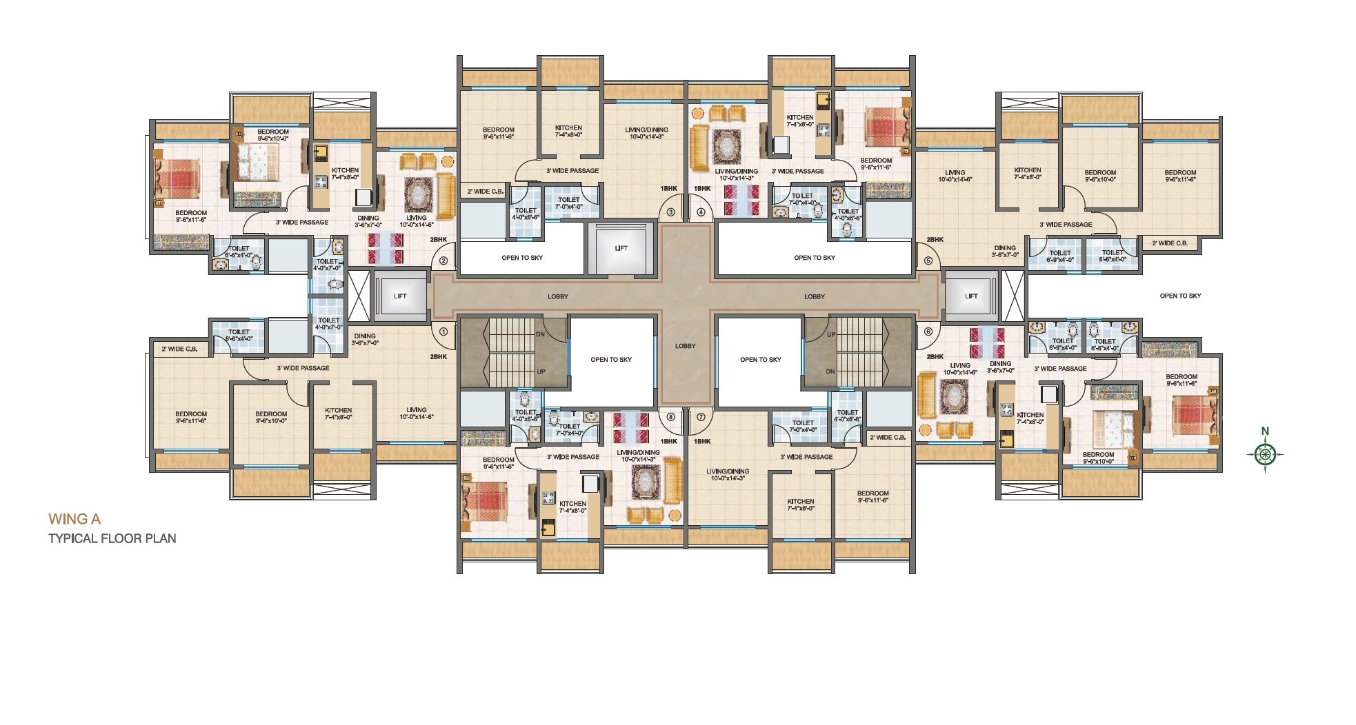 PNK Imperial Heights Floor Plans 1