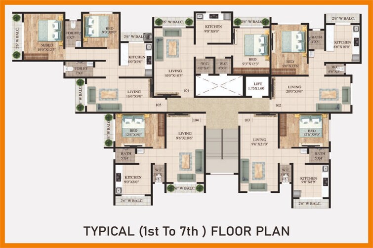 Prachi Om Trimurti Darshan Floor Plans