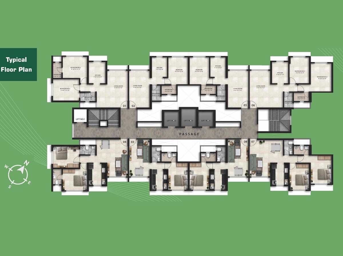 Pramanik Walchand Paradise Floor Plans