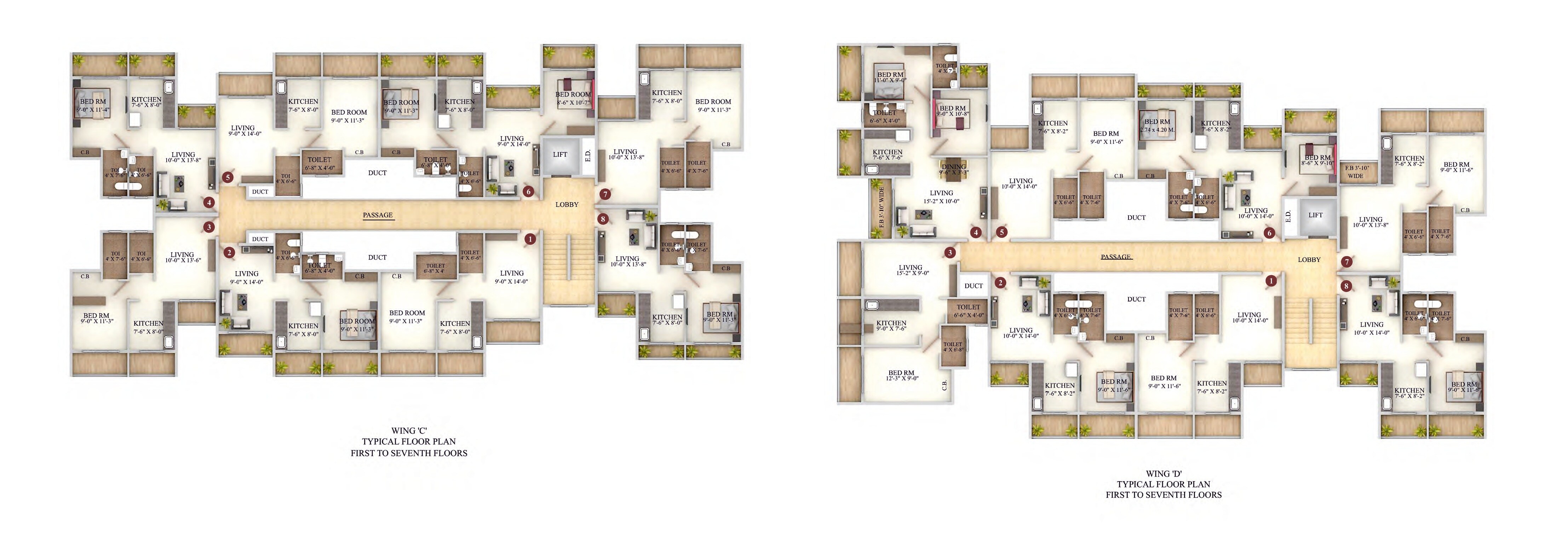 Precious Harmony NX Floor Plans 2