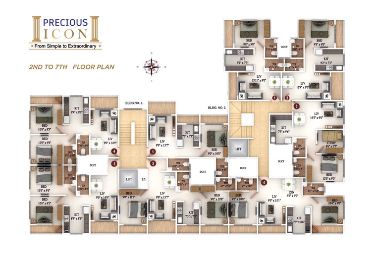 Precious Icon Floor Plans 1