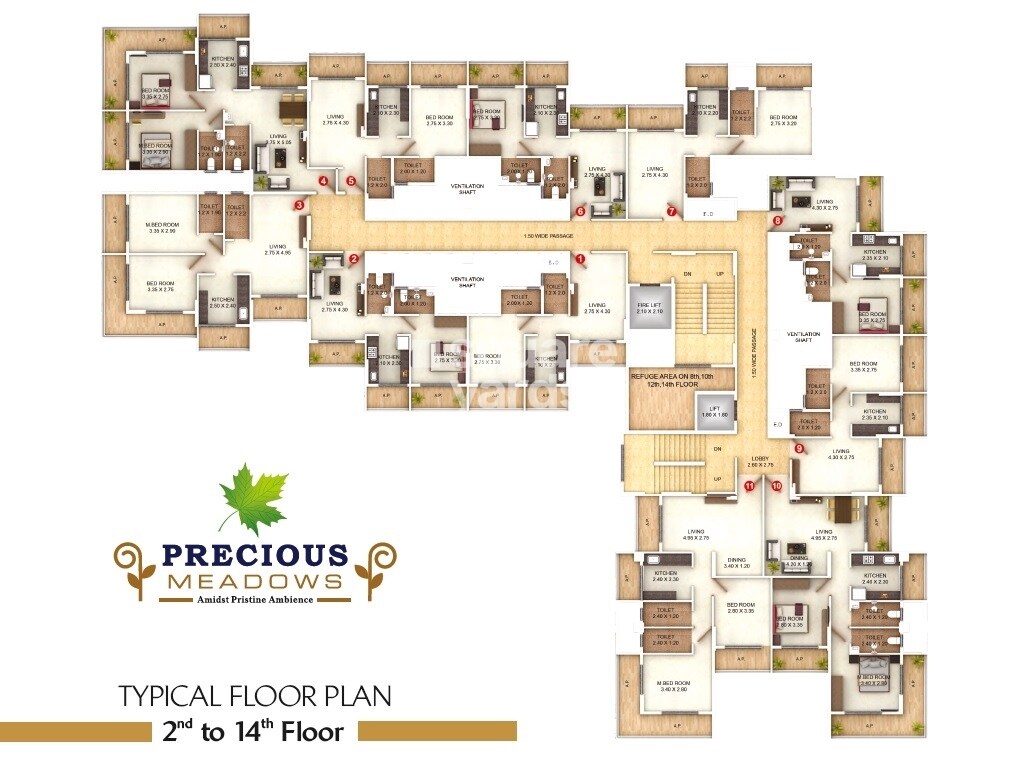 Precious Meadows Floor Plans 1