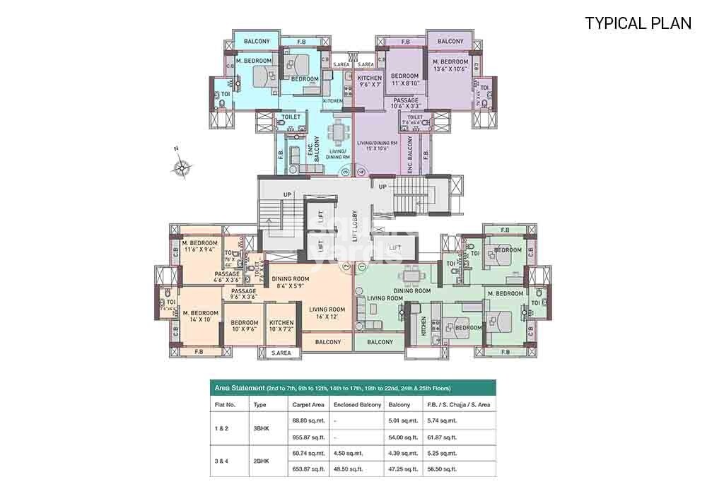 Prescon Silver Oak At Prestige Residency Floor Plans