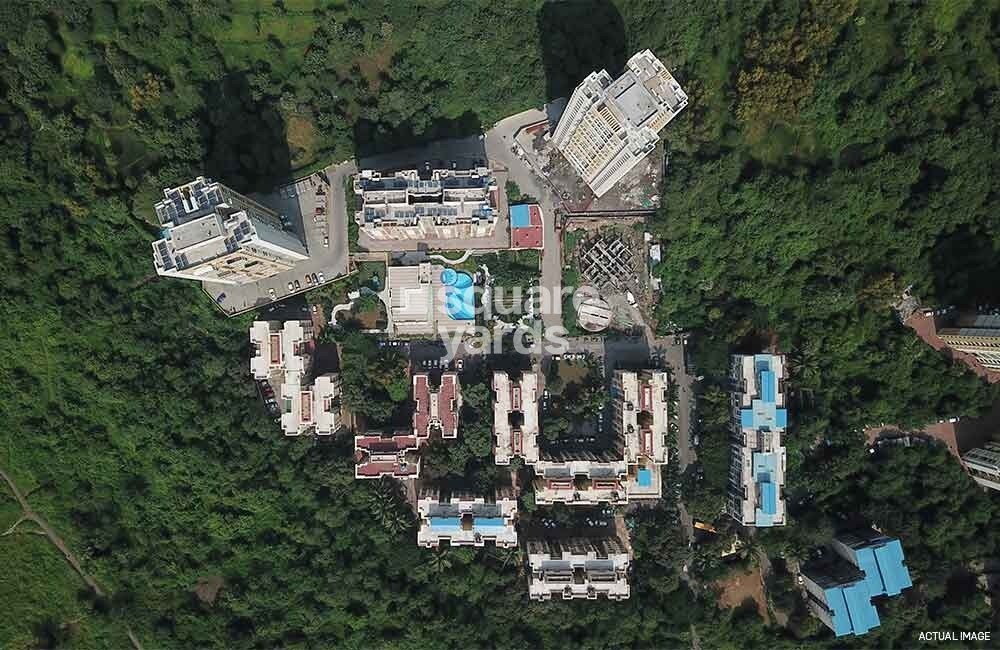 Prescon-Silver-Oak-At-Prestige-Residency_an aerial view of a city with buildings