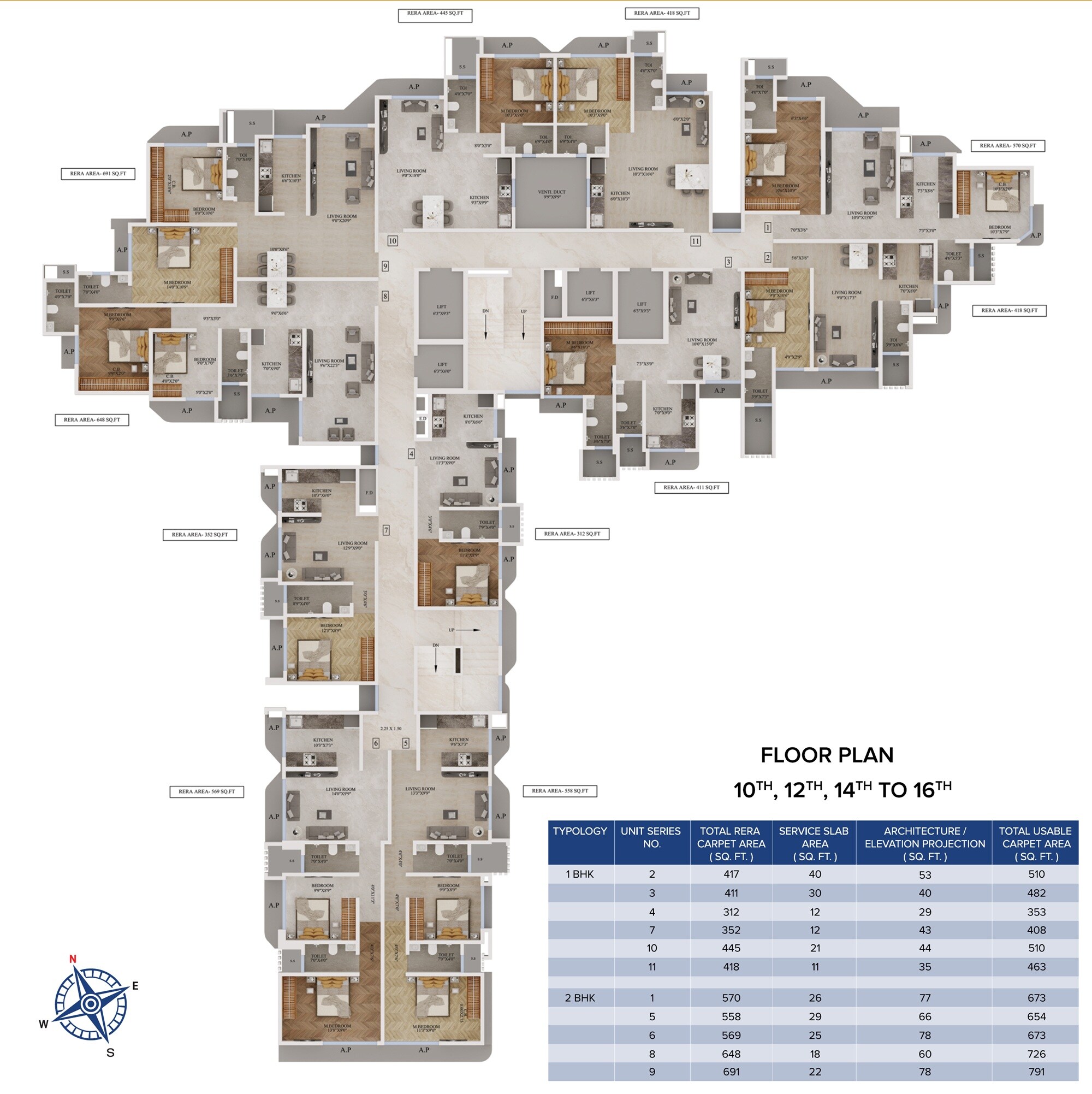 Pride Dreams Paradise Floor Plans