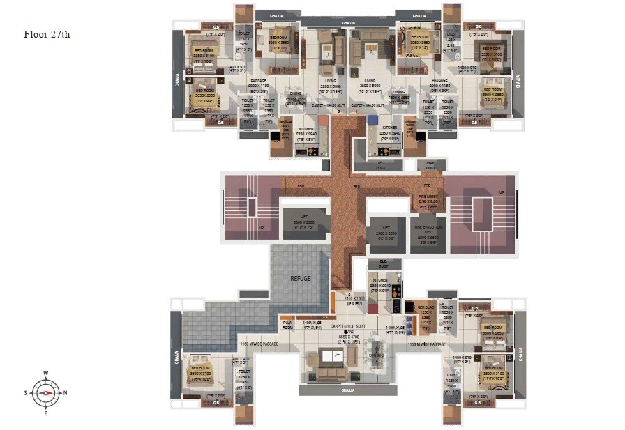 Pridedream Giriraj Dreams Floor Plans 1