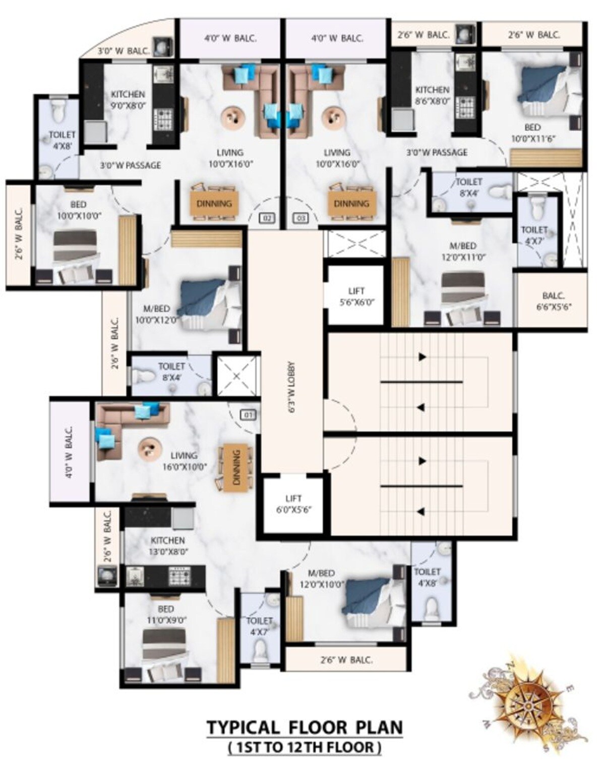 Priism The Florenza Floor Plans