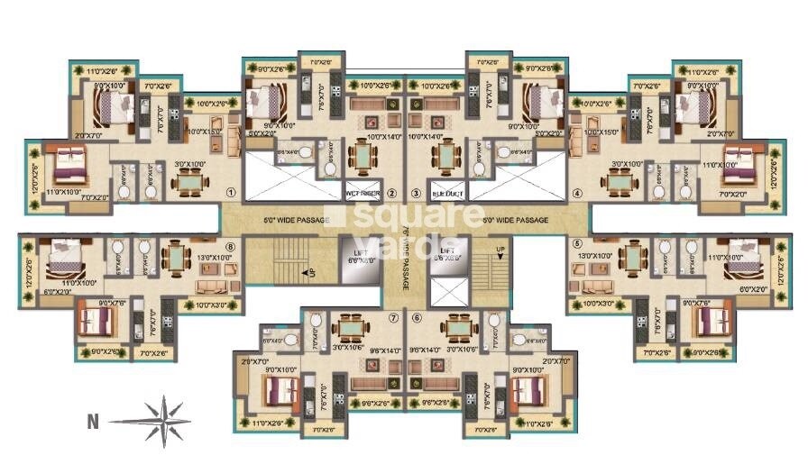 Prithvi Pride Floor Plans