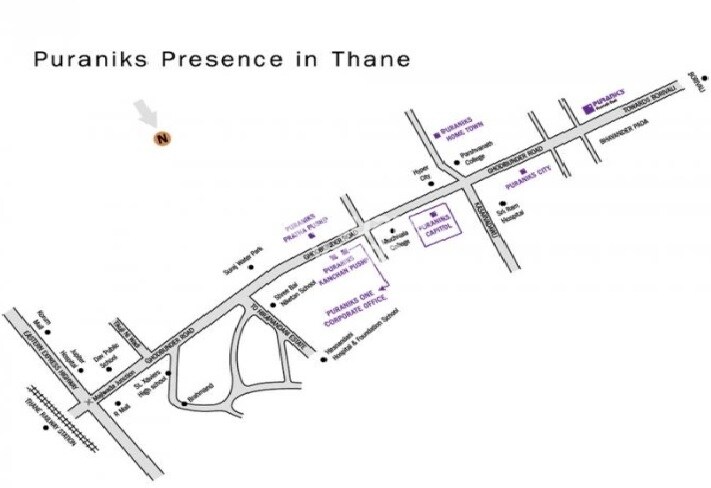 Puranik Capitol Location Image