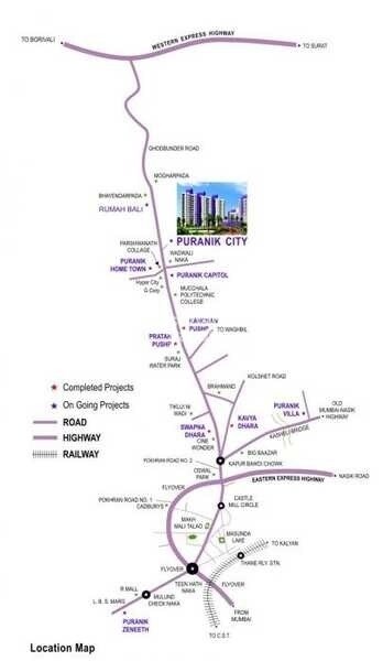 Puranik City Phase II Location Image