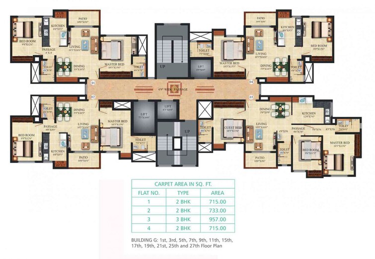 Puranik Hometown Floor Plans