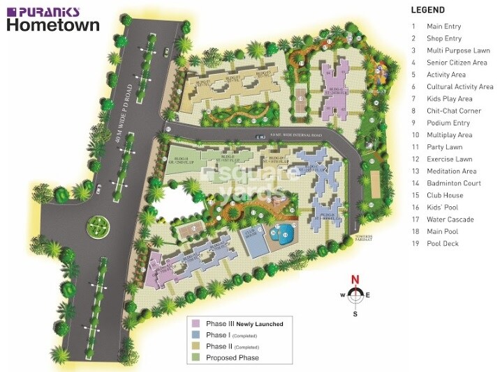Puranik Hometown Master Plan Image