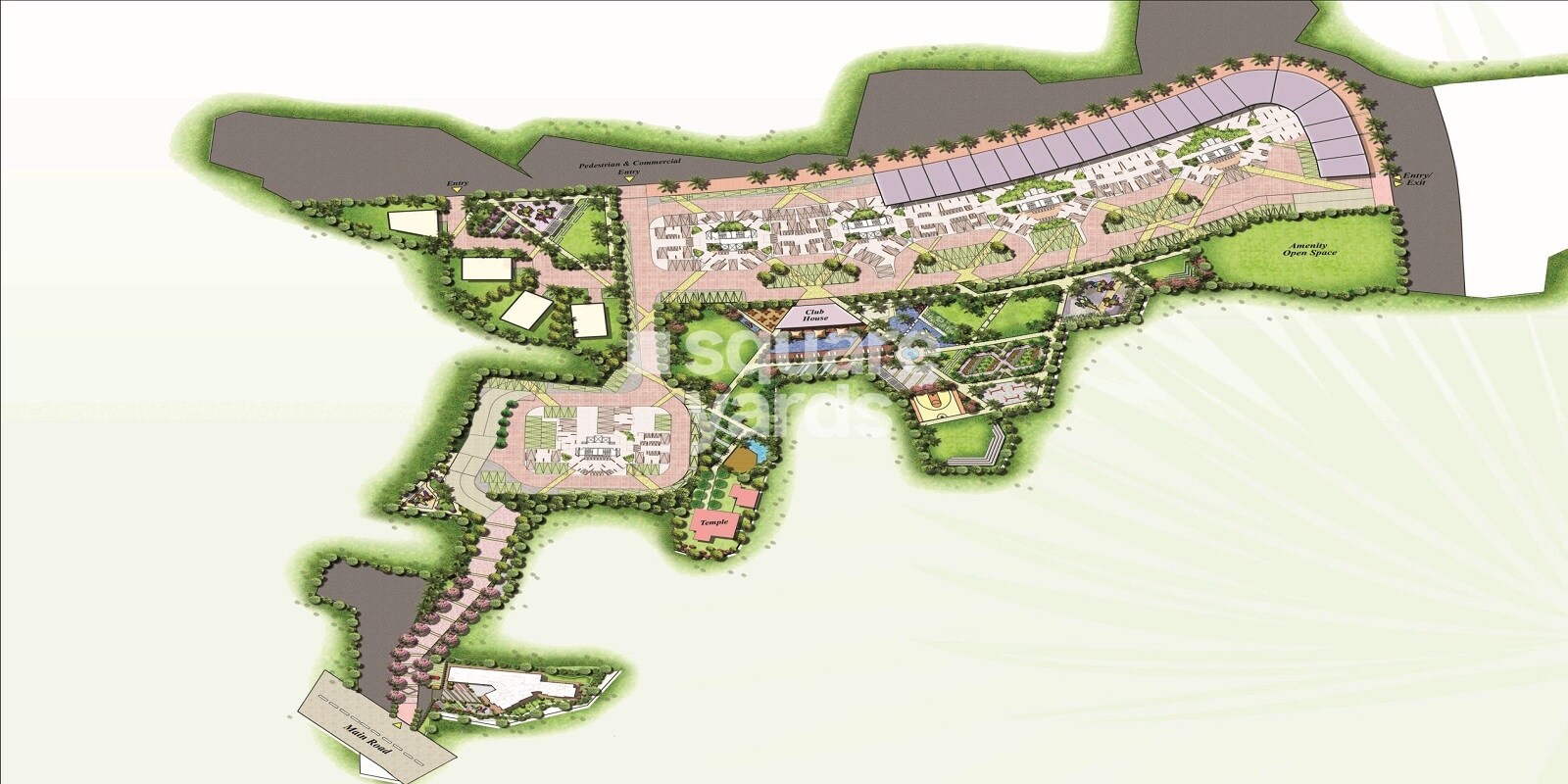Puranik Sky Villa Master Plan 1