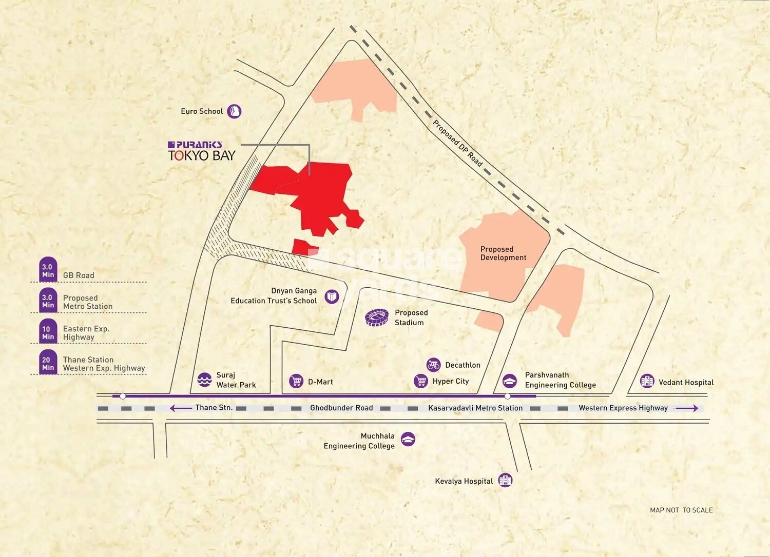 Puranik Tokyo Bay Phase 2A Location Image