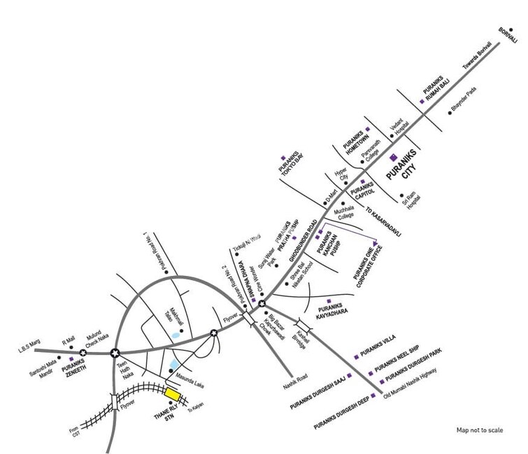 Puraniks City Reserva Location Image