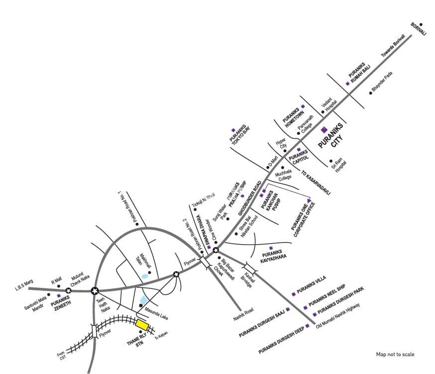 Puraniks City Reserva Location Image