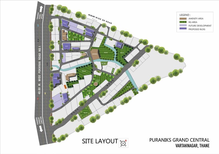 Puraniks Elito Grand Central Master Plan Image