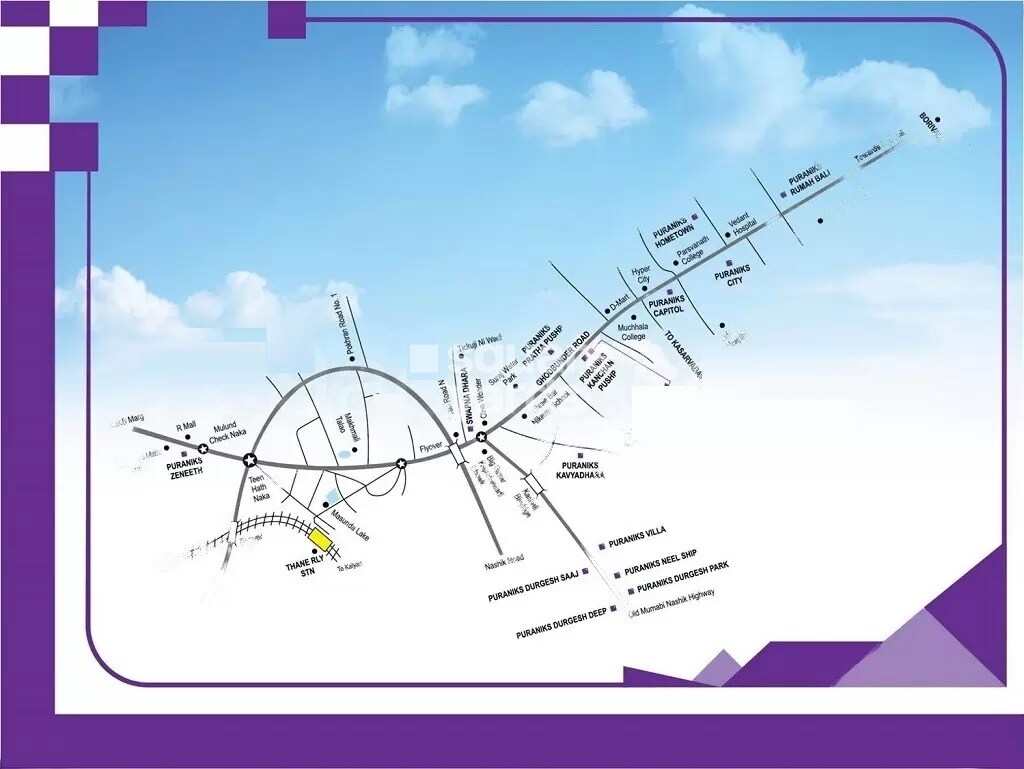 Puraniks Skyvilla Location Image