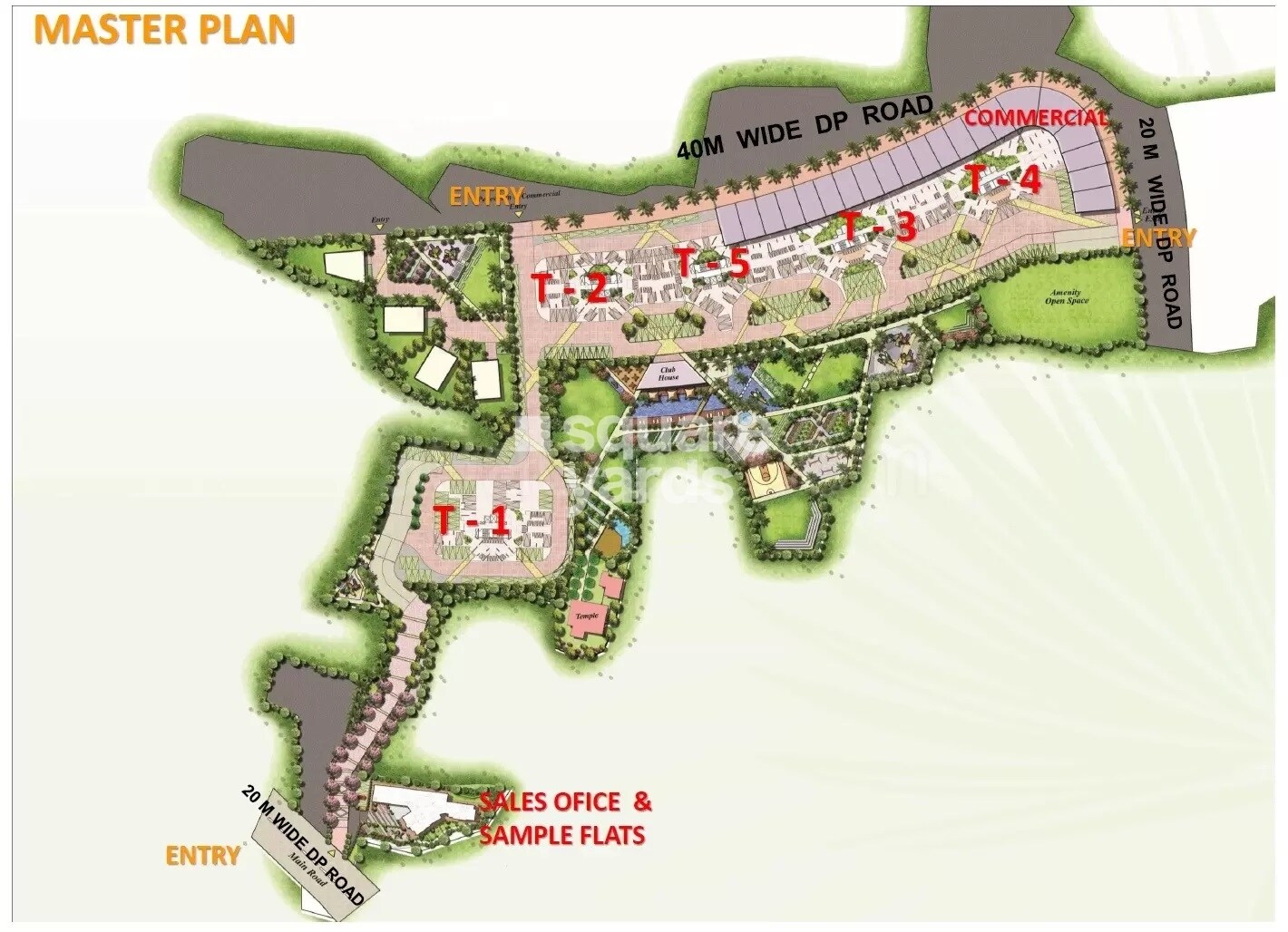 Puraniks Skyvilla Master Plan Image