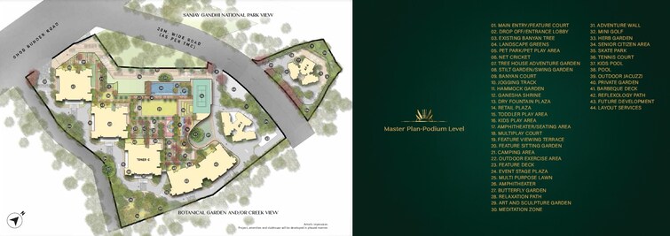 Purva Panorama Master Plan Image