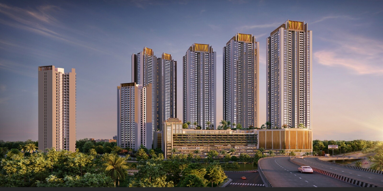 Purva Panorama residential project in Ghodbunder Road