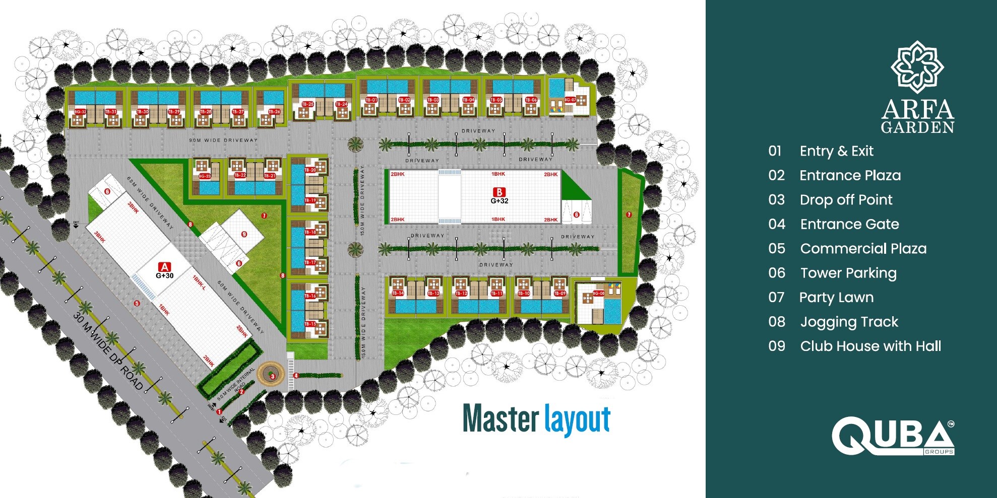 Quba Arfa Garden Master Plan 1